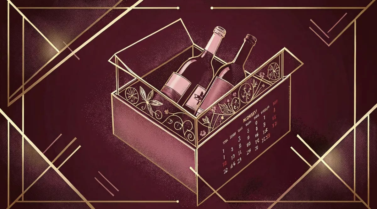 Caja de suscripción de vinos mexicanos