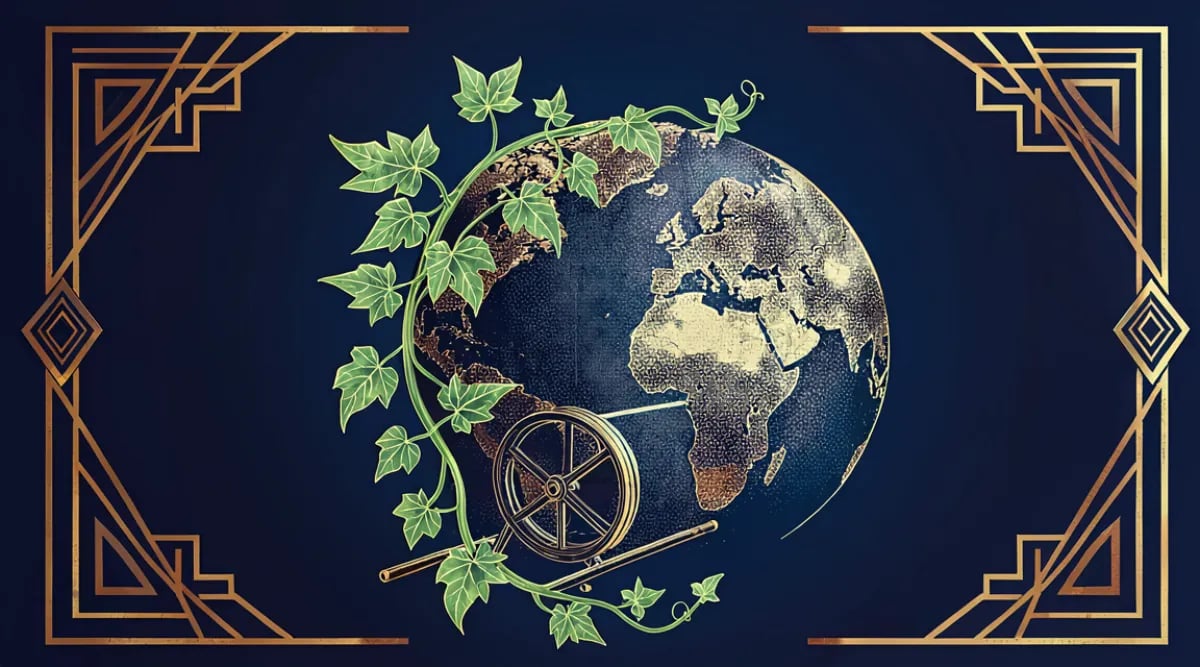 Cava privada sustentable construida con materiales naturales y elementos vegetales