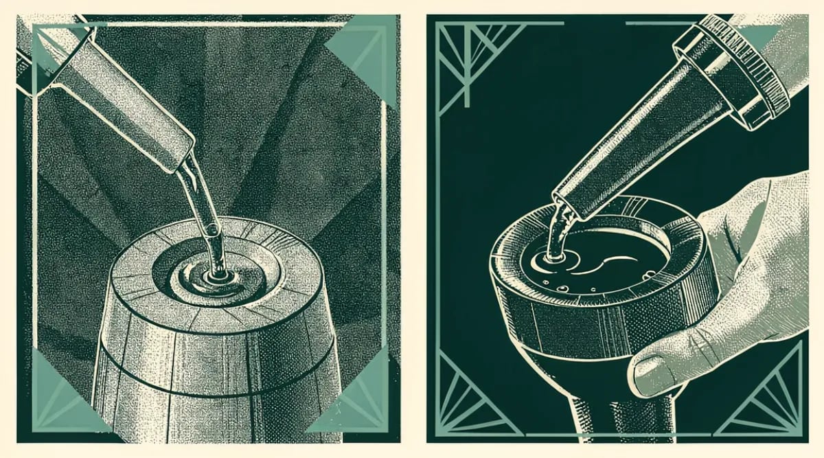 Ilustración editorial para el artículo: Cómo empezar a coleccionar vinos: guía paso a paso