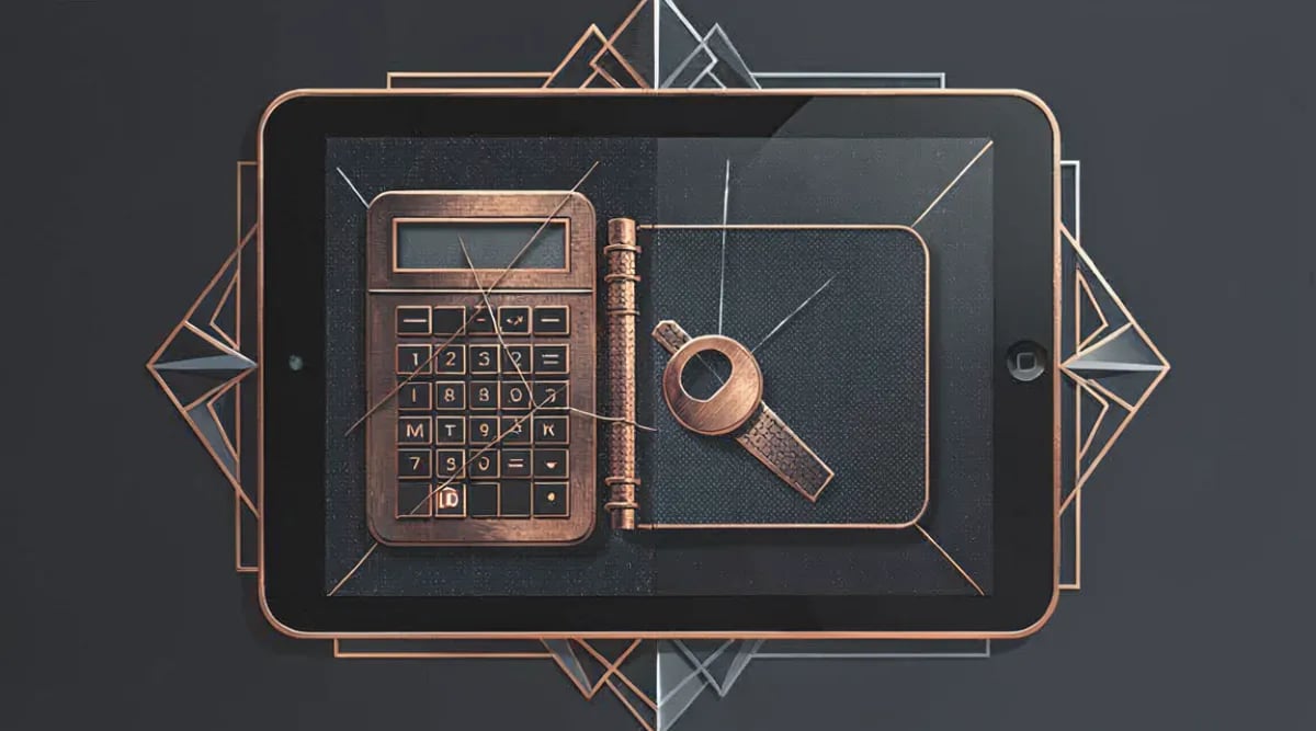 Software de contabilidad mostrando finanzas de restaurante