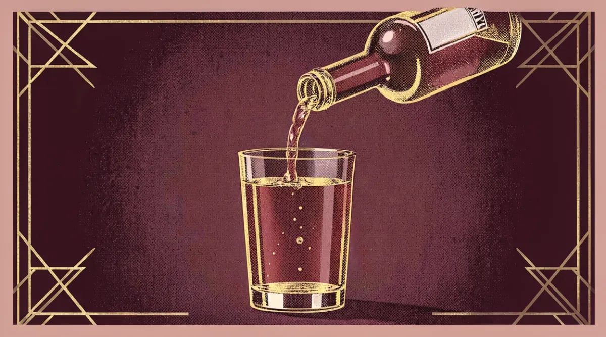 Diferentes tipos de tapones de vino alineados: corcho natural, rosca, DIAM, tapón de vidrio y silicona sobre mesa de madera