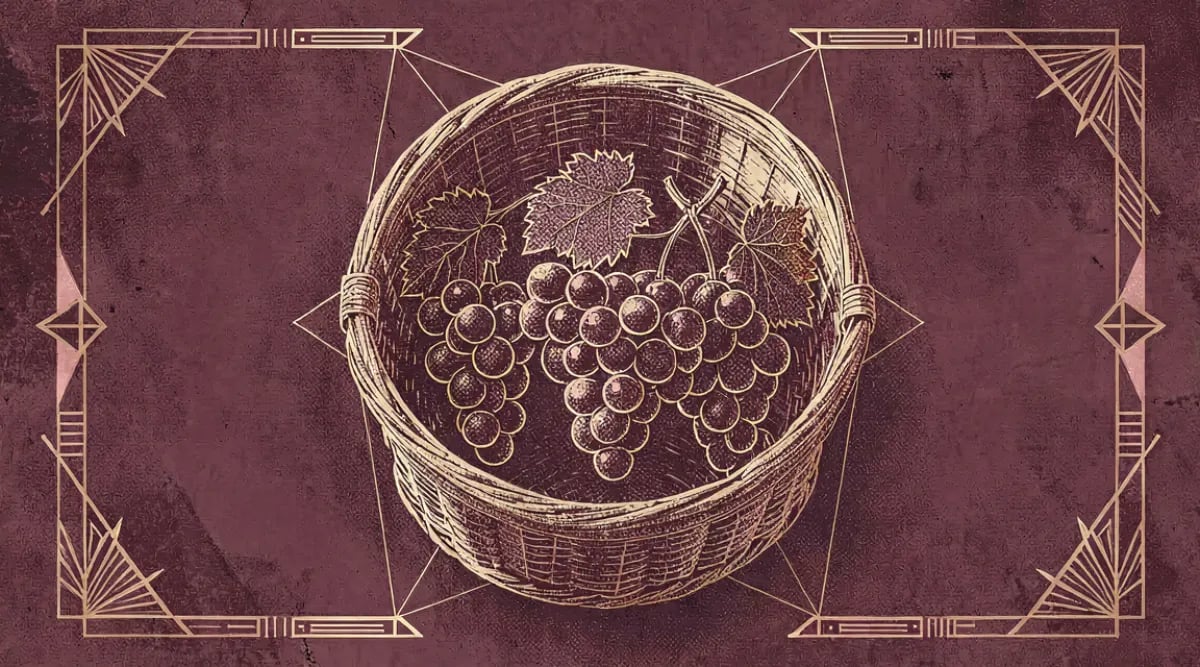 Token NFT digital superpuesto sobre botella de vino premium en bodega moderna