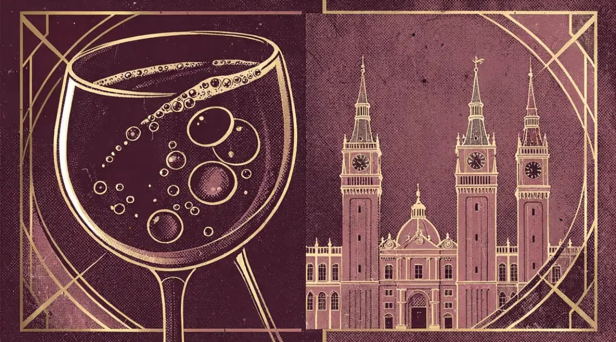 Lambrusco de Emilia-Romaña con gastronomía italiana