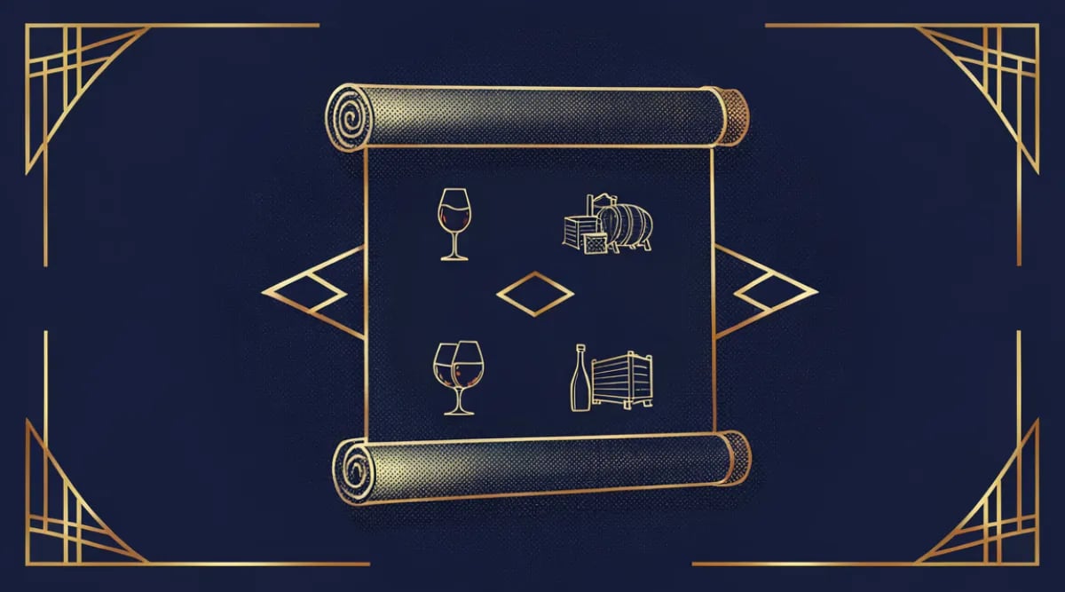 Sommelier con guantes blancos manipulando cuidadosamente botella premium en cava