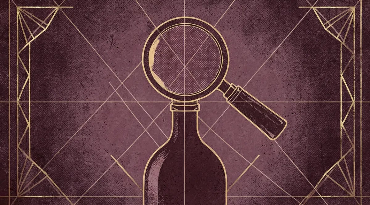 Verificación de integridad de botella de vino sin abrirla