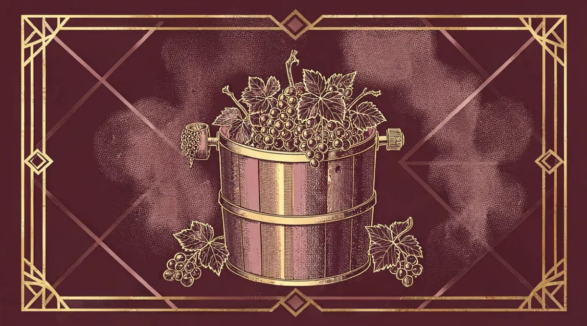 Maceración carbónica uvas enteras en tanque de CO2
