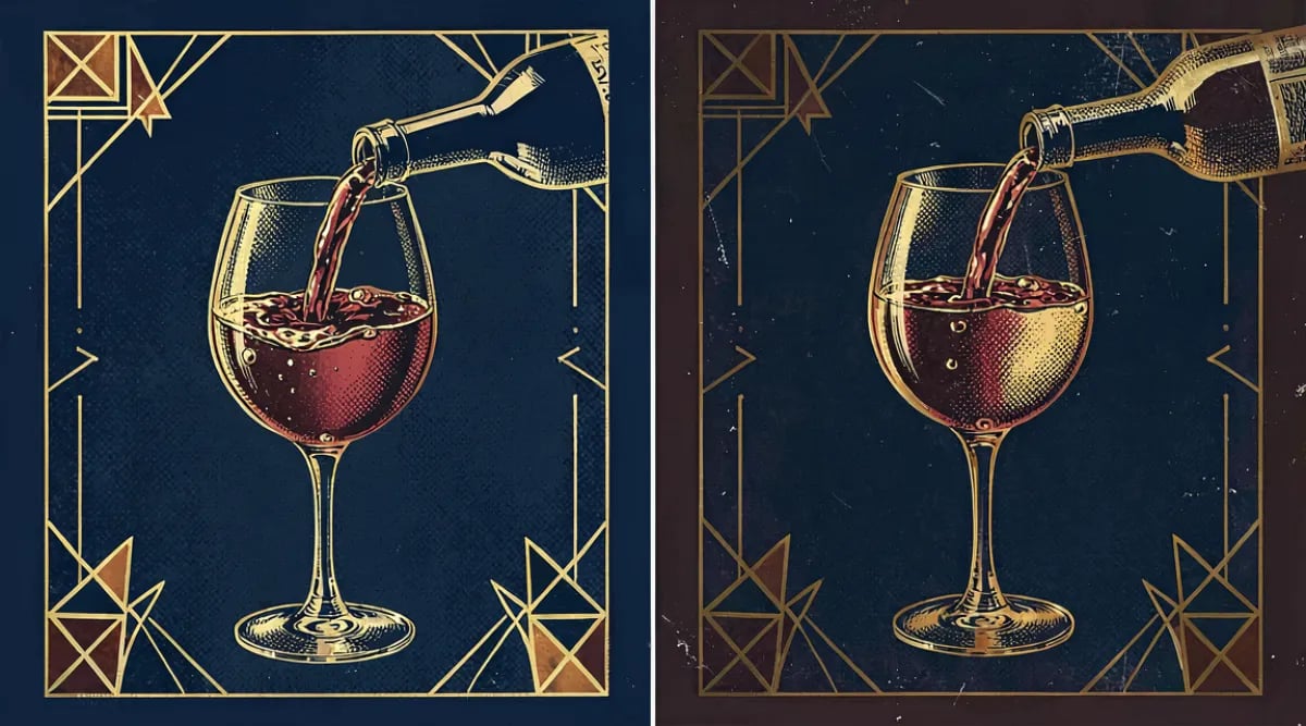 Cava organizada con botellas de vino ordenadas en racks de madera por región y varietal, con etiquetas visibles
