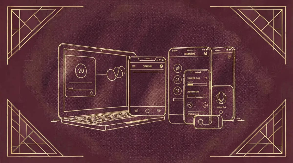 Sommelier profesional usando app de gestión de vinos en tablet