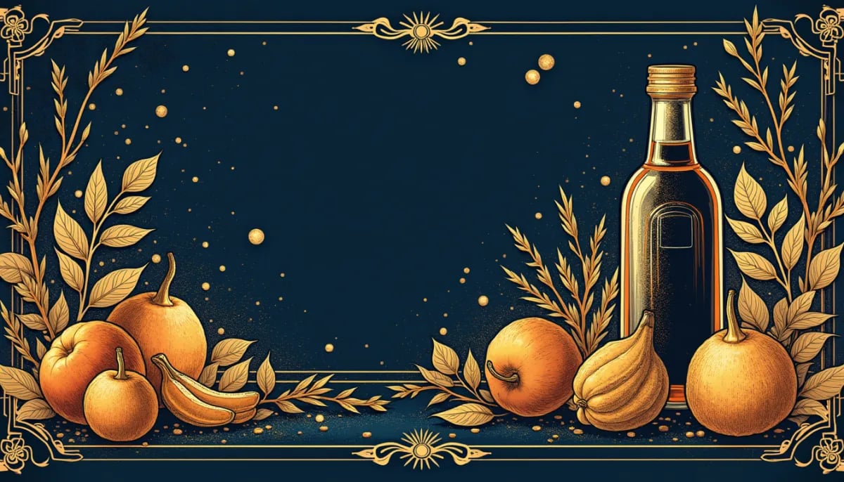Botella alta de Galliano L'Autentico junto a copa de Harvey Wallbanger con rodaja de naranja