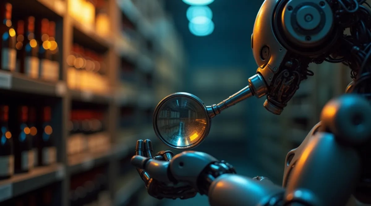 Auditoría automatizada con inteligencia artificial en cava de restaurante