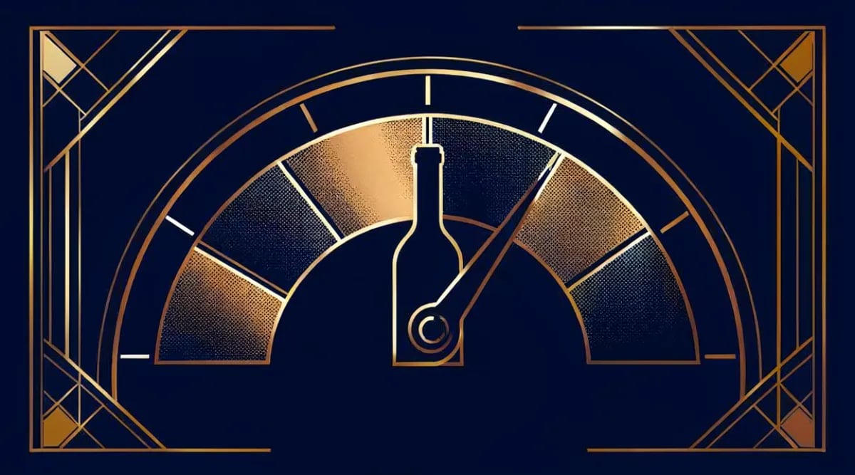 Dashboard mostrando los 5 KPIs principales de inventario de vinos
