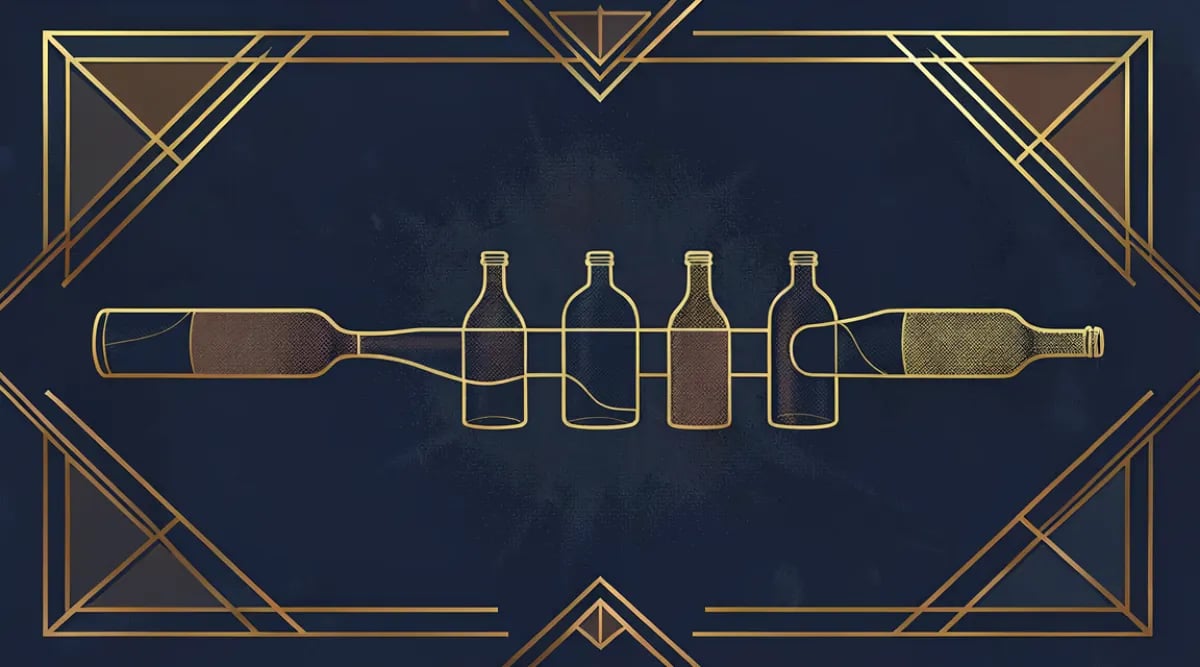 Diagrama de flujo FIFO aplicado a botellas de vino