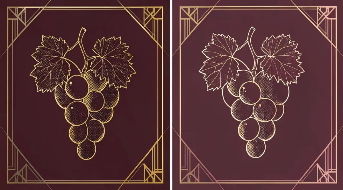 Racimos de uva Sémillon con botrytis noble dorada en viñedo listo para vendimia tardía