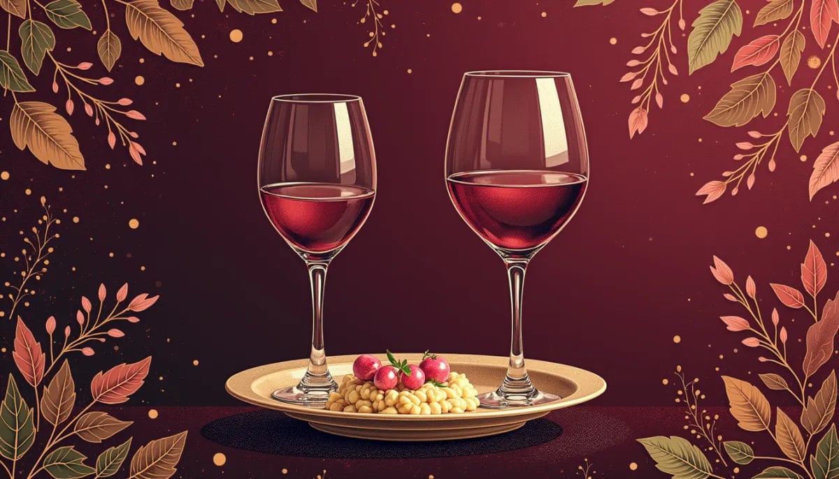 Selección de sushi y sashimi junto a copa de vino blanco en mesa de restaurante japonés